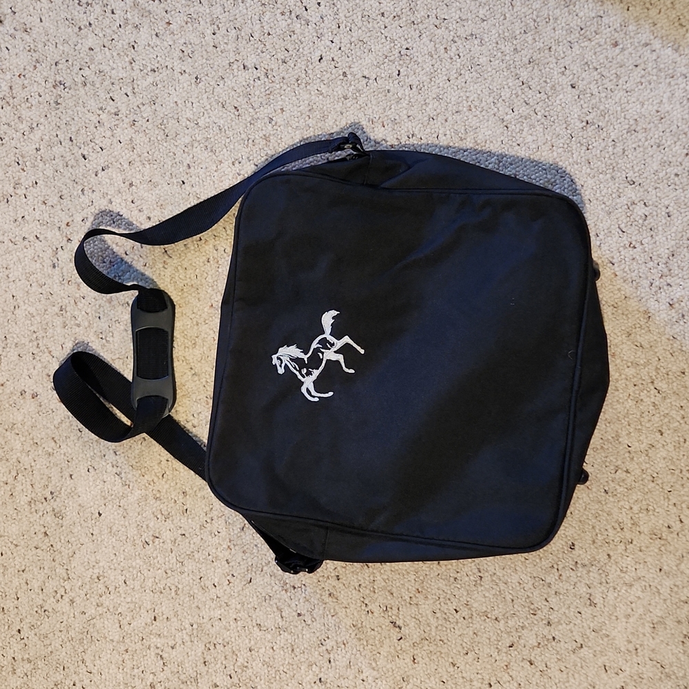 Heavy nylon horse tote bag
